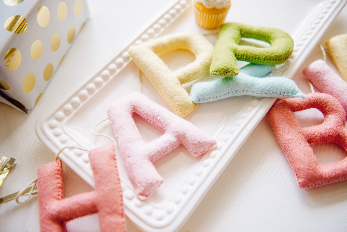 Happy Birthday Banner - Pastel Rainbow