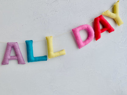 Playroom Sign, Play Sign, Felt Wall Hanging, Felt Letters, Toddler Boy Playroom, Boys Playroom Decor
