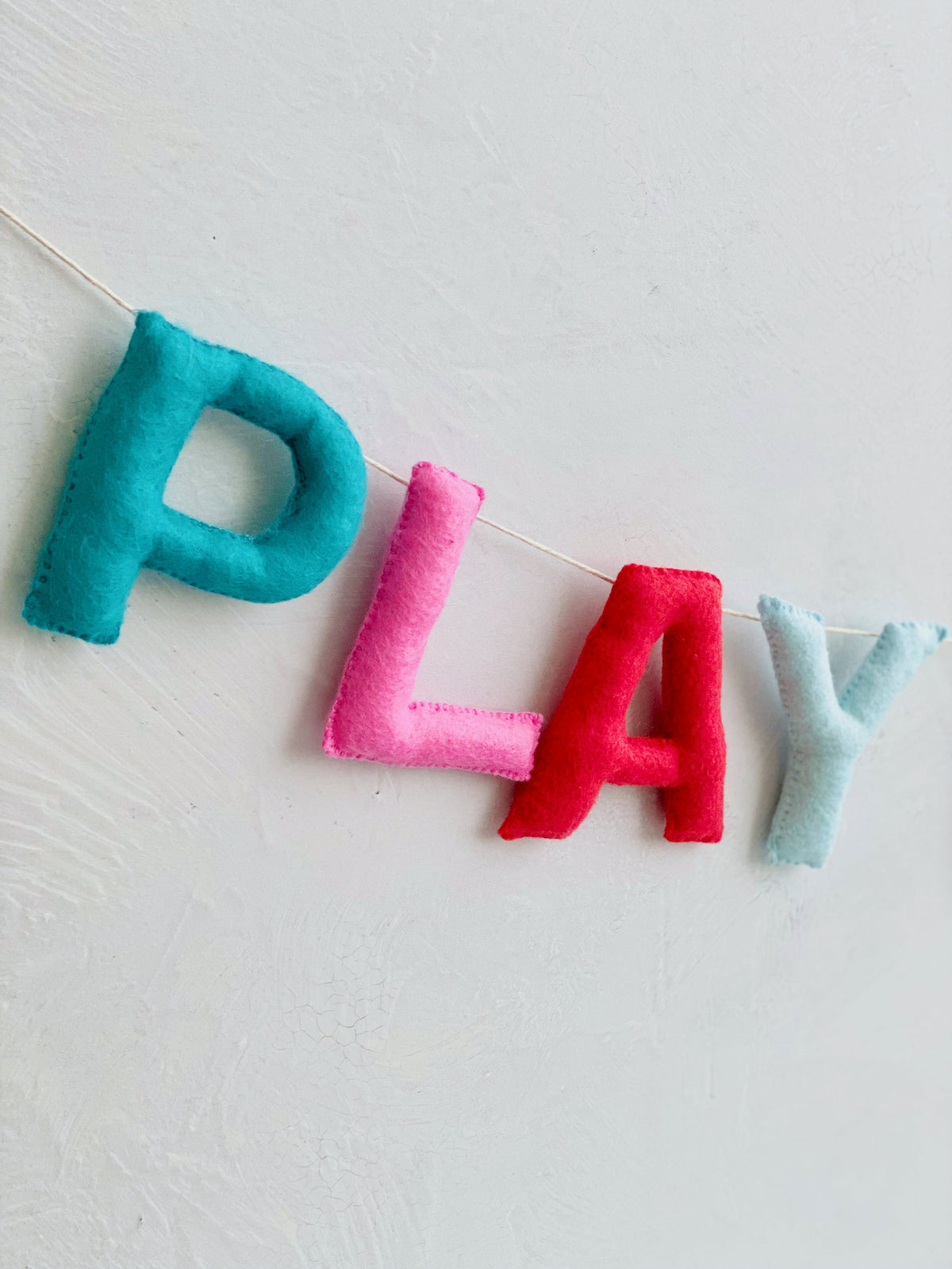 Playroom Sign, Play Sign, Felt Wall Hanging, Felt Letters, Toddler Boy Playroom, Boys Playroom Decor