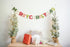 Felt Merry Christmas Banner. Festive colors. Featuring words "Merry Christmas"